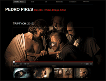 Tablet Screenshot of pedropiresfilms.com